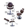 Silla de Peluqueria Ref EB06 - Imagen 3